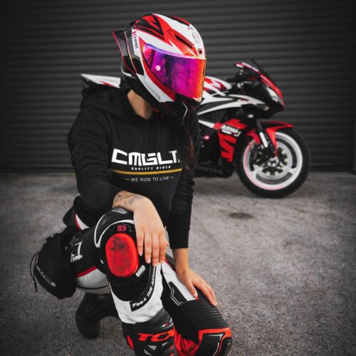 Alternative view of Sudadera Unisex - CMGLM We Ride to Live