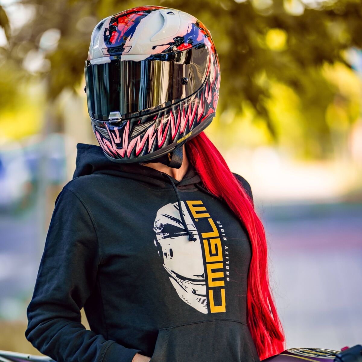 Sudadera Unisex - CMGLM QR Helmet Black