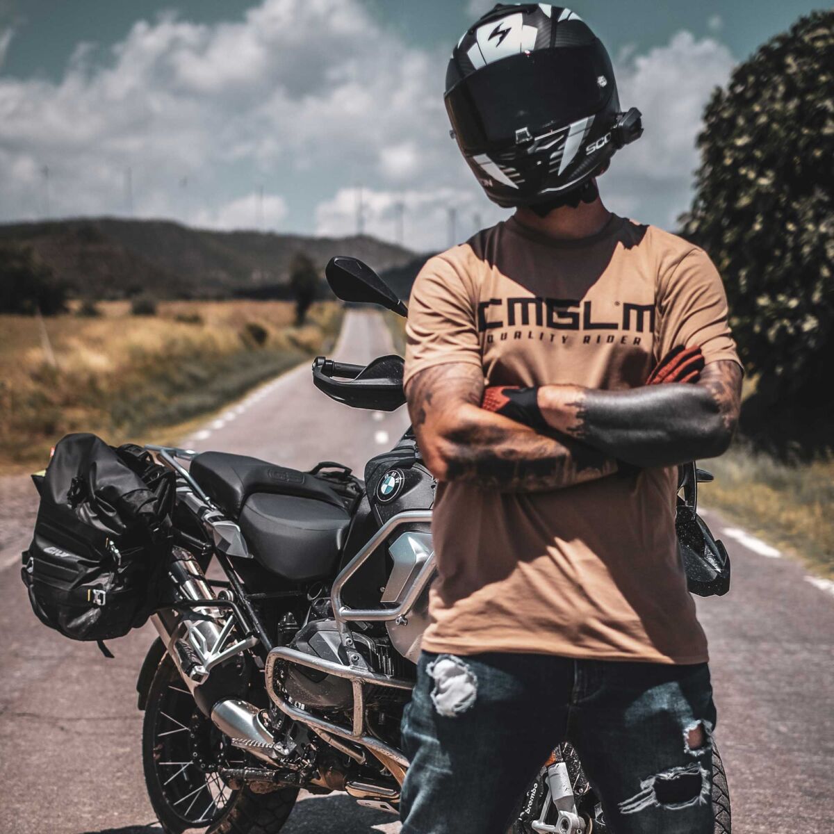 Camiseta unisex CMGLM Core Camel / Black