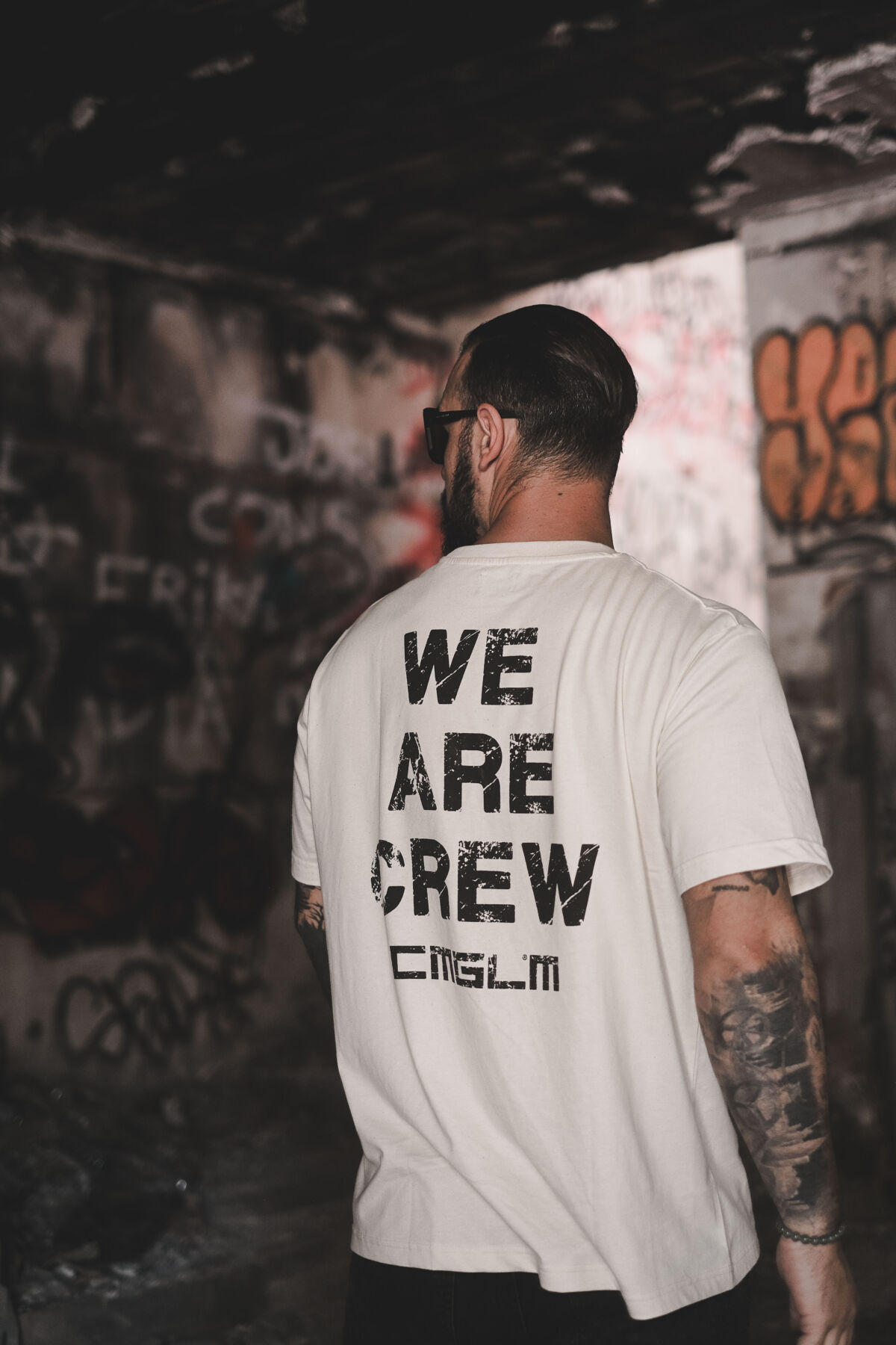 Camiseta CMGLM – We Are Crew - Raw/Black